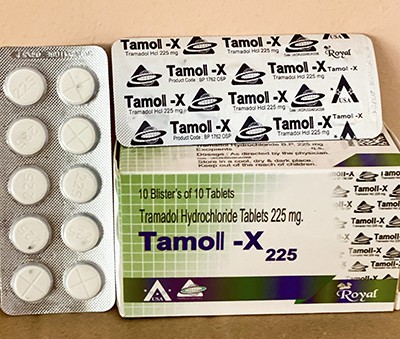 Tramadol x 225 tablets price